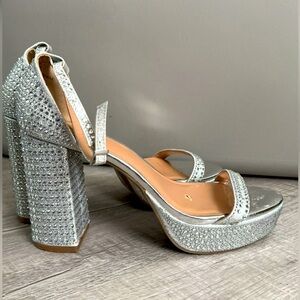 Silver heels